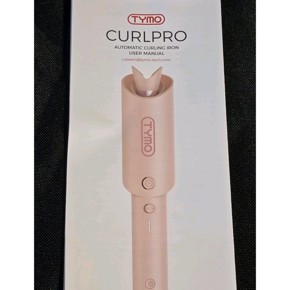 TYMO CurlPro Automatic Curling Iron 1 Inch Pink Ceramic Rotating Curler New OB - Picture 16 of 16